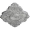 Ekena Millwork Piedmont Ceiling Medallion, Hand-Painted Ultra Pure White Crackle, 37"W x 26"H x 1 3/8"P CM37X26PEUWC - alternate 3
